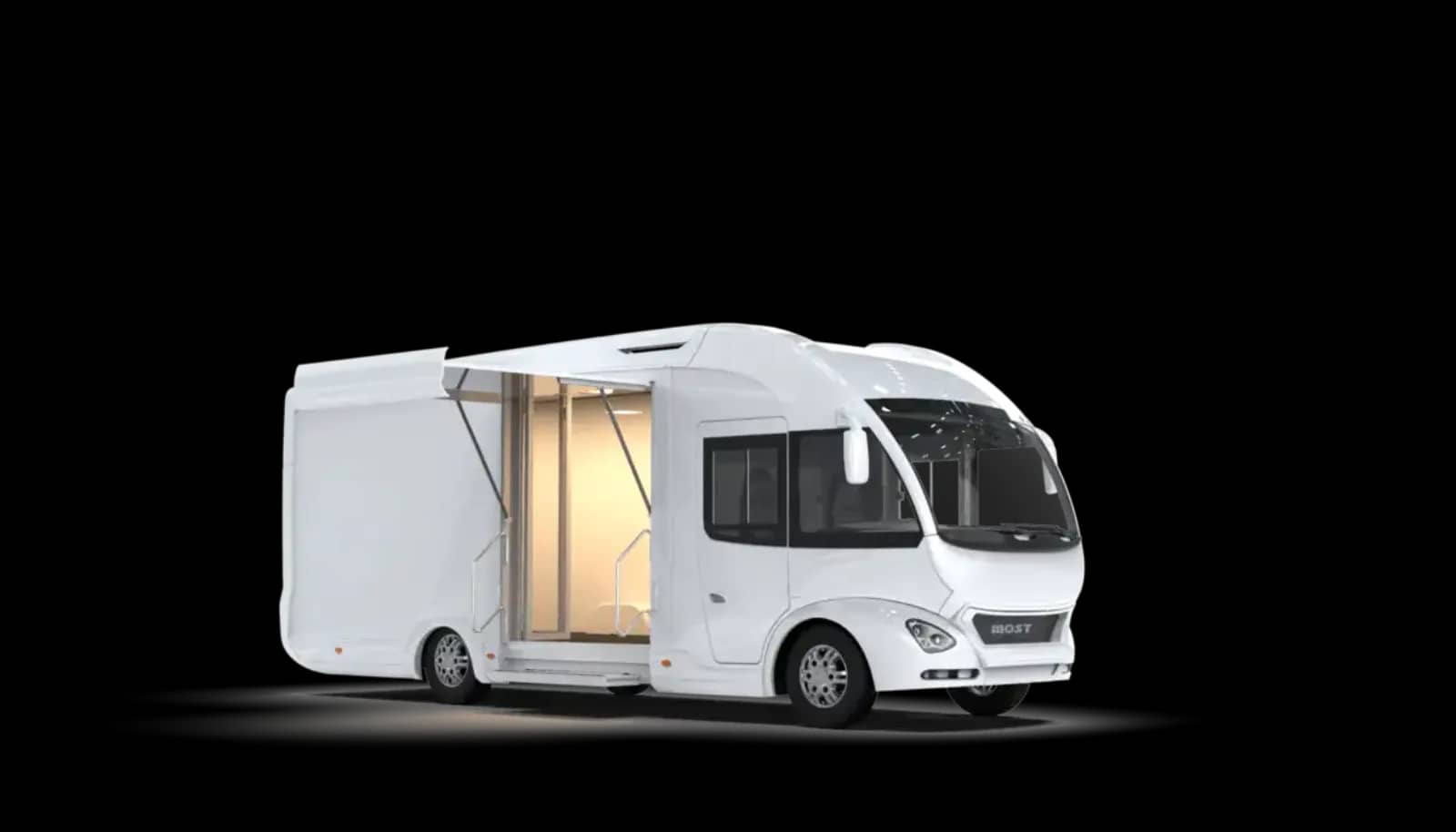 FUTURIA Boxx, Infomobil mit 2,2 m Stehhöhe
