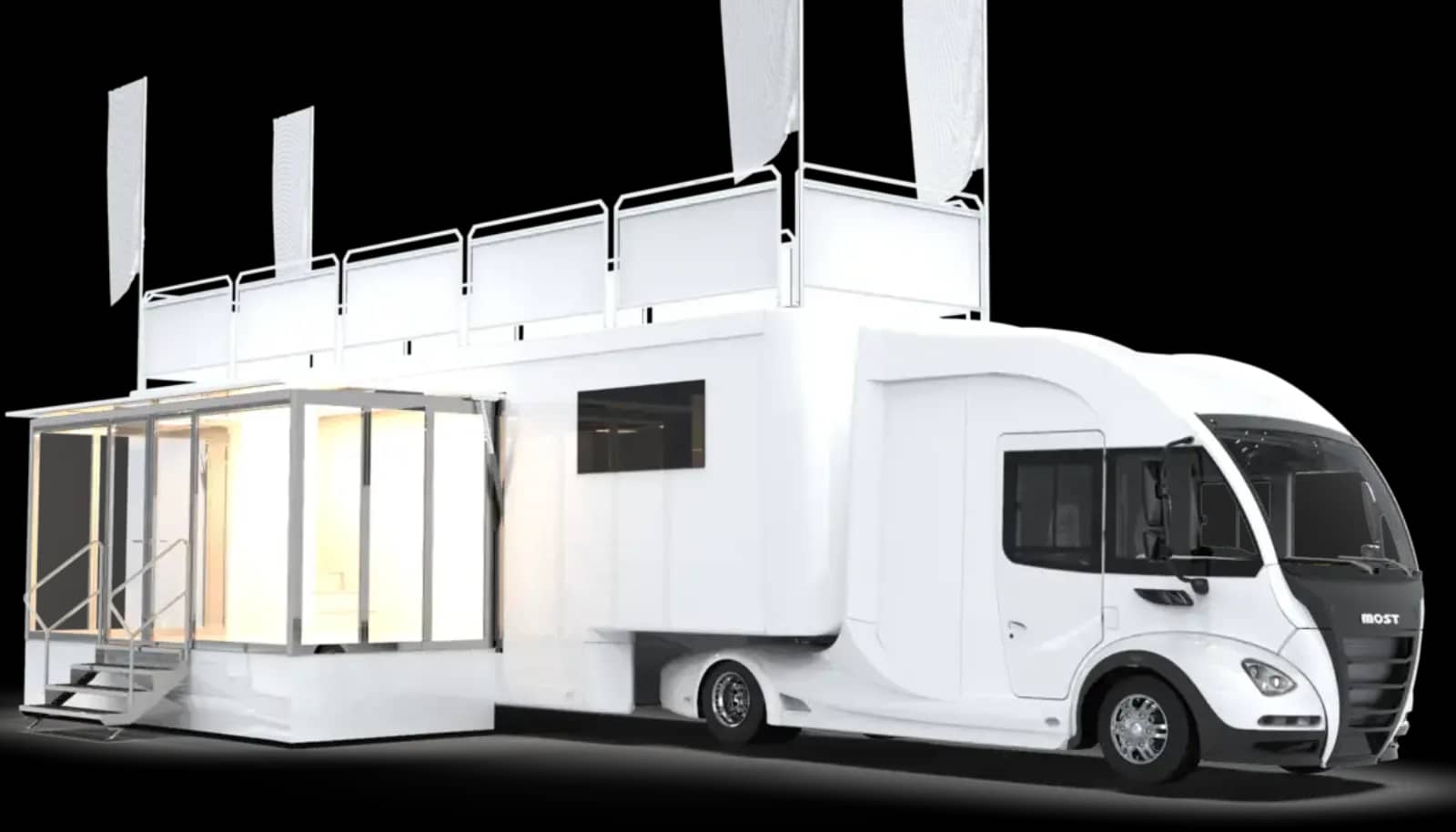 FUTURIA, Designtruck als Leicht-Sattelzug