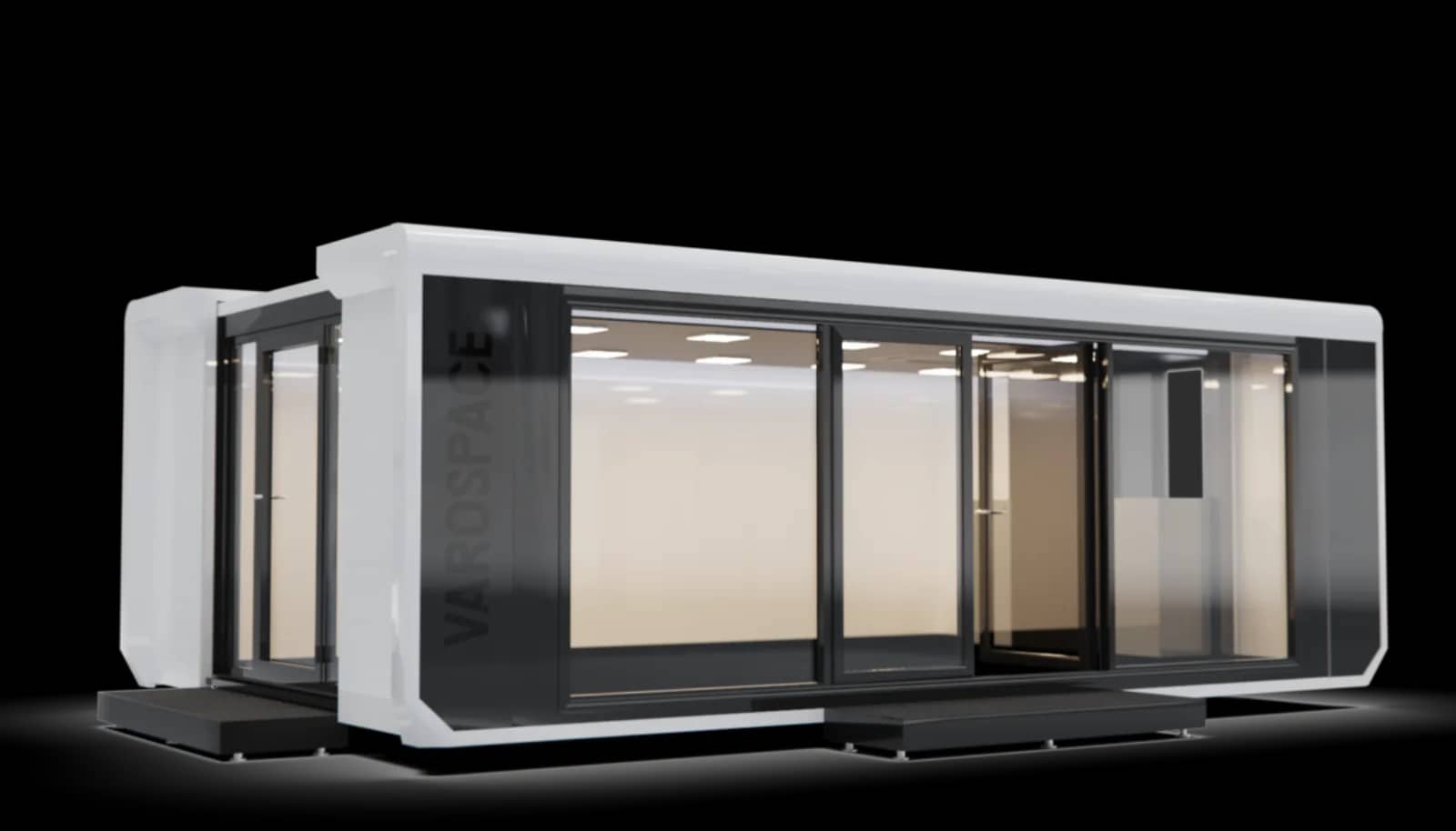 SPACE 1, Raummodul mit Glasfront