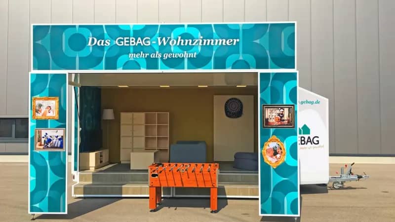 Das GEBAG-Wohnzimmer, Das GEBAG-Wohnzimmer als mobiler Treffpunkt
